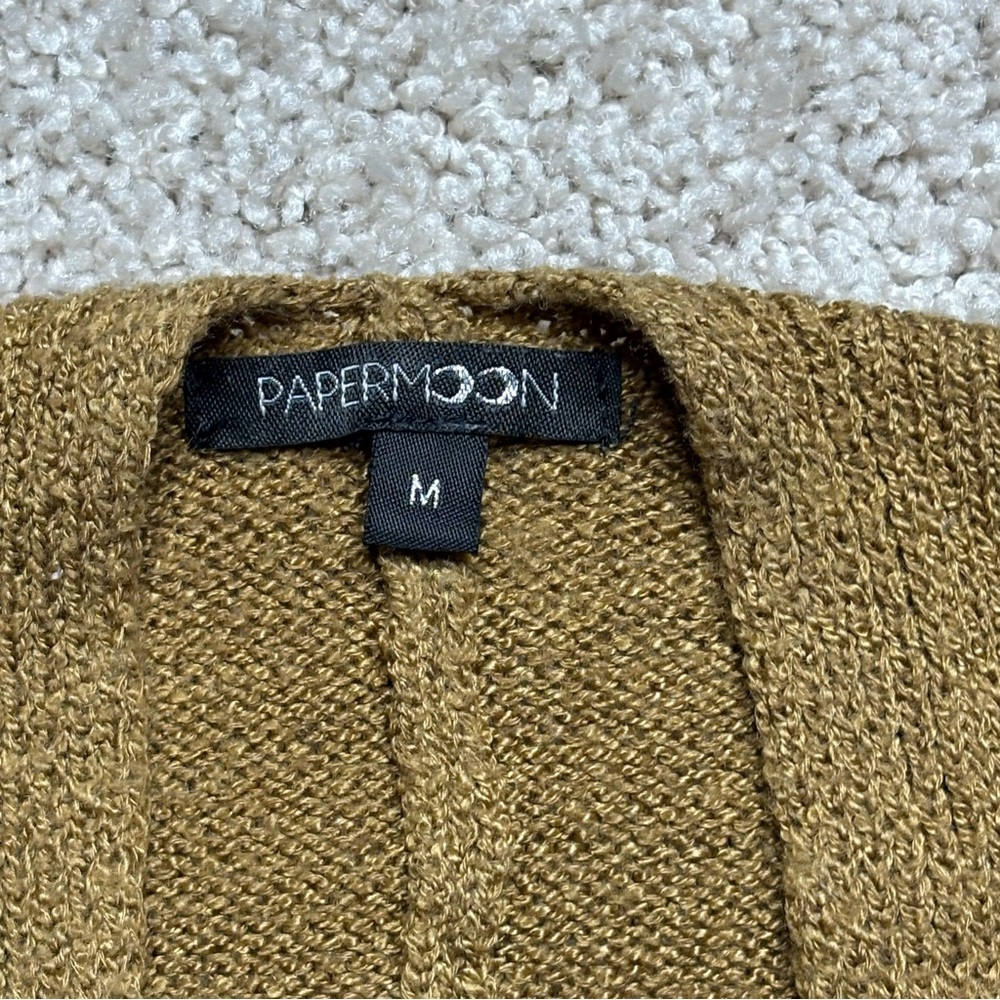 Papermoon Distressed Open Cardigan - Picture 3 of 4